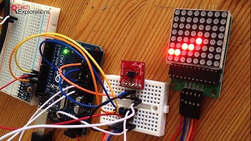 Arduino SbS Preview - MAX7219 with 8x8 LED matrix display