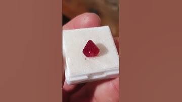 Tinh thể Spinel Lục Yên đỏ đẹp sáng #music #ruby #gem