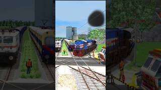 ON BRANCHED DIAMOND RAILROAD CROSSING #railroad #train #trainsimulator