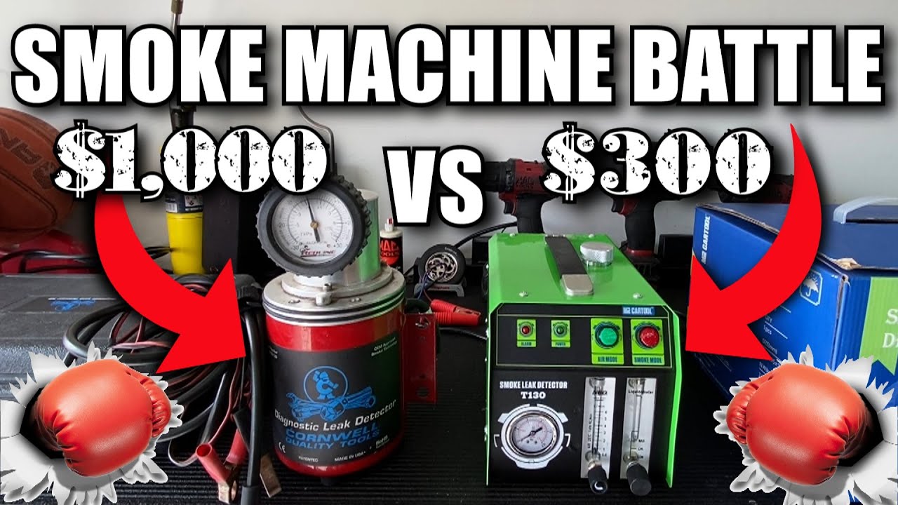 WHICH SMOKE MACHINE SHOULD YOU BUY?!? REDLINE VS AUTOOL MR CARTOOL