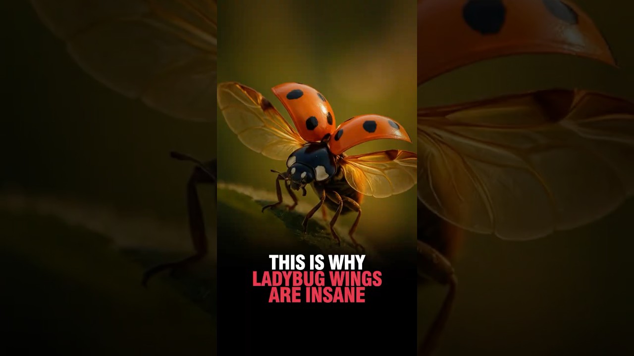 The Hidden Wings of a Ladybug Are Pure Engineering Genius 
