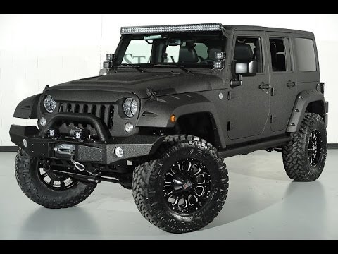 2015 Jeep Wrangler Unlimited Kevlar Coated Lifted Custom Leather - YouTube