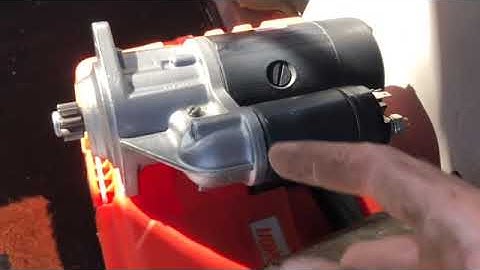 How to replace starter on aircooled vw bus