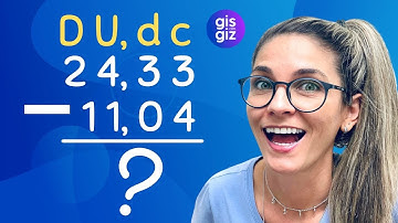 SUBTRAÇÃO COM NÚMEROS DECIMAIS| - \Prof. Gis/