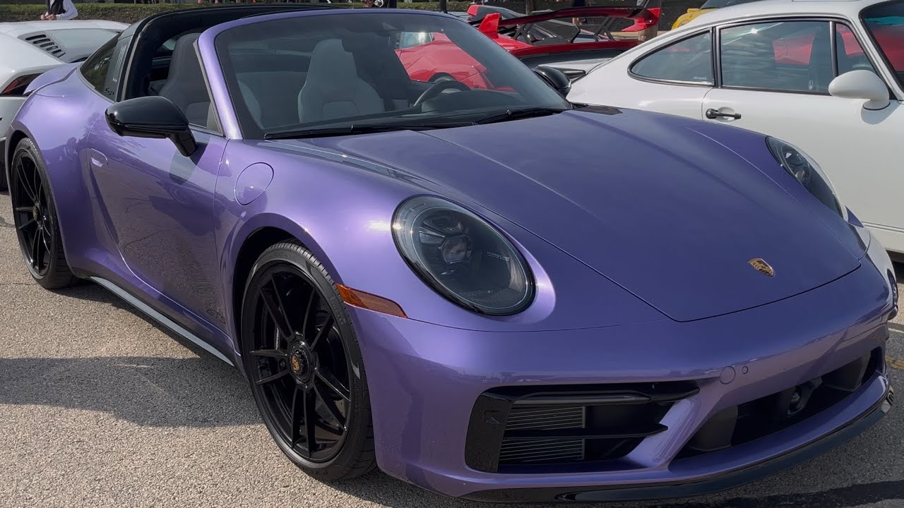 Viola Purple Metallic Porsche 911 Targa 4 GTS - Walkaround [4K]