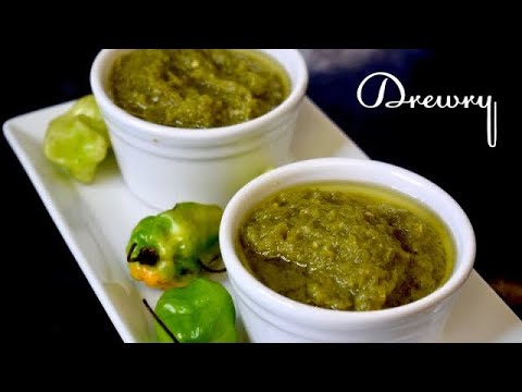 Green chile sauce - sauce de piment vert - Recette