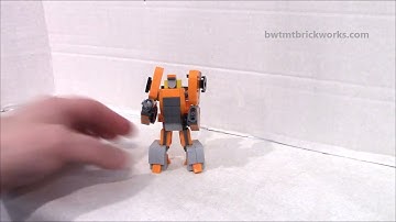 Transformers G1 Minibot Wheelie MOC by BWTMT Brickworks