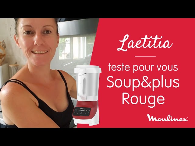 MOULINEX  Avis sur le Soup&Plus Rouge : le blender chauffant idéal de  délicieuses soupes maison ! 