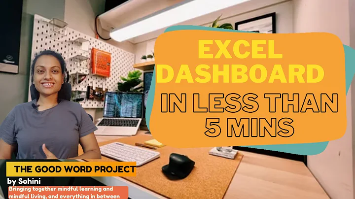 Create an Excel DASHBOARD in less than 5 MINS!💡