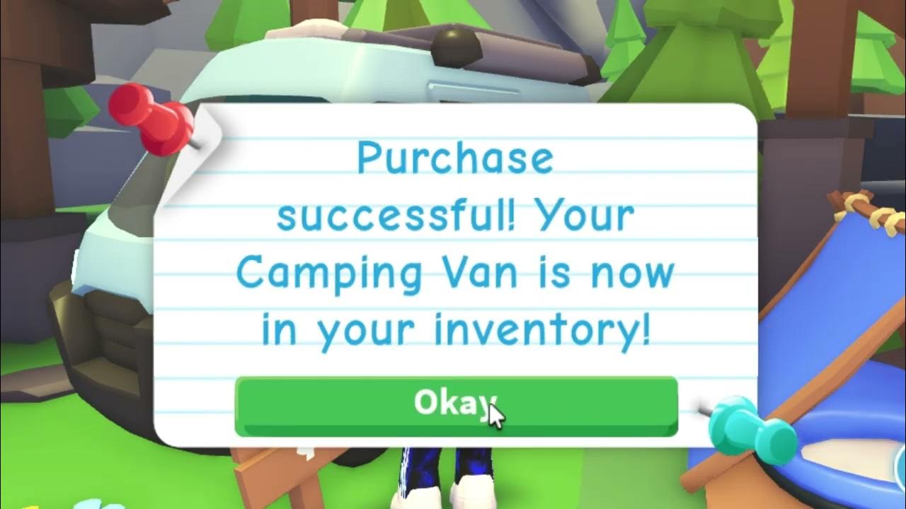 Camping Van in Adopt me YouTube