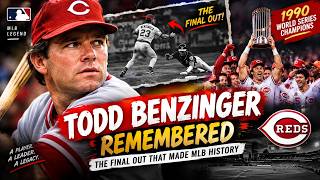 Todd Benzinger Remembered: The Final Out That Made MLB History | 1990 World Series #mlb