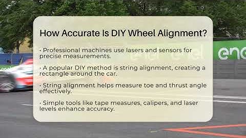 How Accurate Is DIY Wheel Alignment? - Car Performance Pros