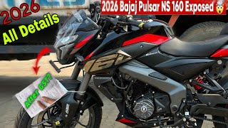 2026 New Bajaj Pulsar NS160 Details Review ✅| New Features, Price, Mailege |On road price