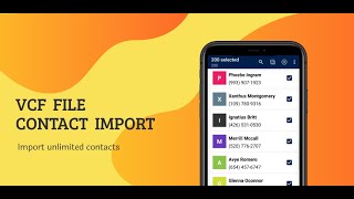 VCF contacts to android screenshot 3