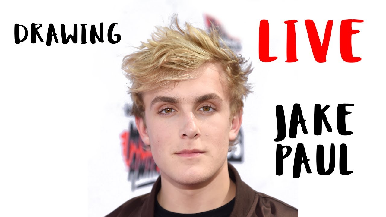 Drawing JAKE PAUL Live Stream. - YouTube