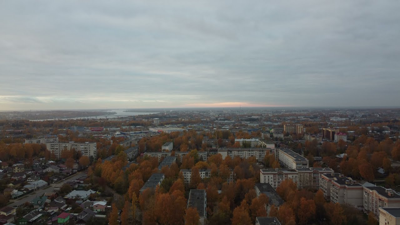 г.Кострома  с высоты 250м.