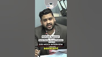 Question of the Day | DJS Mock Interview | StudyIQ Judiciary