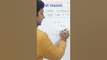 #shorts | Why does carbon compound exist more in number | #scienceworldbytusharsir #viral #trending