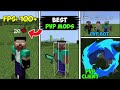5 Minecraft PE Mods That Will Increase Your PvP Skills!(2X Faster) | Best Mods 1.21 | PS Gamer (RTX)