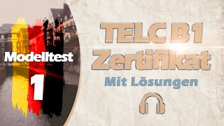 Zertifikat B1 Neu Telc Modelltest 1 B1 Prüfung Mit Lösungen