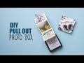 DIY Pull Out Photo Box | Accordion Photo Album