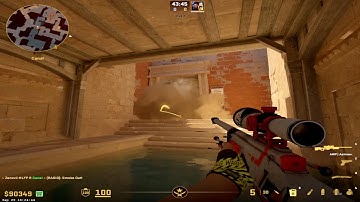 CS2 Anubis Water Room / Connector Smoke - Easy Lineup