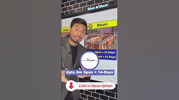 ✅ Shuttering Removal Time Period