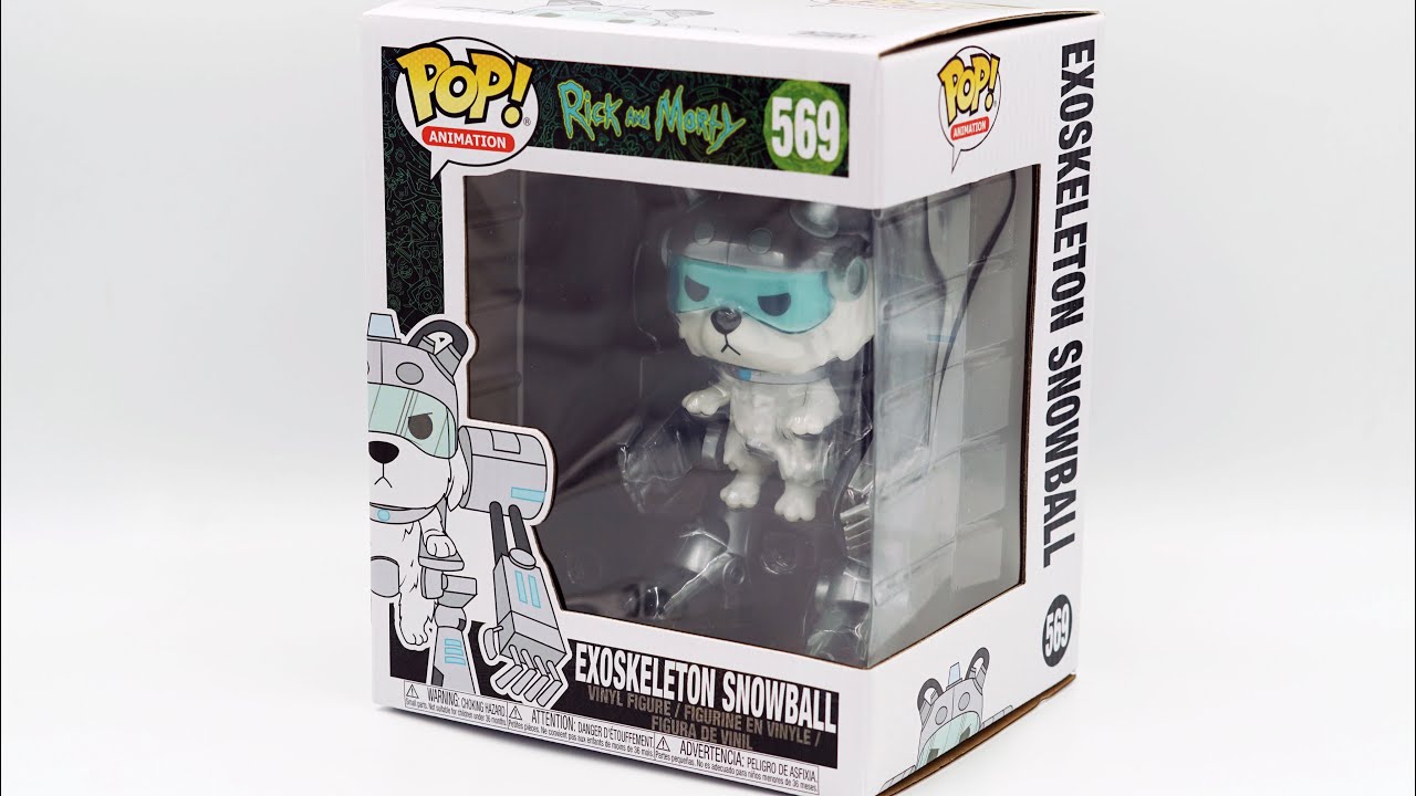Funko Pop Animation Rick and Morty 569 Exoskeleton Snowball Over Size ' for sale online 