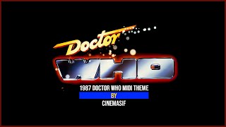 DOCTOR WHO 1987 THEME BUT IT'S MIDI | MIDI EXPERIMENT | CINEMASIF