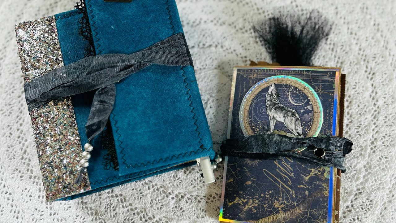 Sold!! Stamperia Cosmos 8x8 Paper Pad Project, Smash A Paper Pad!!, Crafty Goals, Wrapped Journal