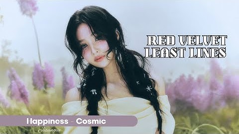 every Red Velvet MV but  only the one with the least lines