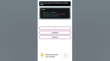 Guess the output 29  #javascript #quiz #quiztime #js #knowledge