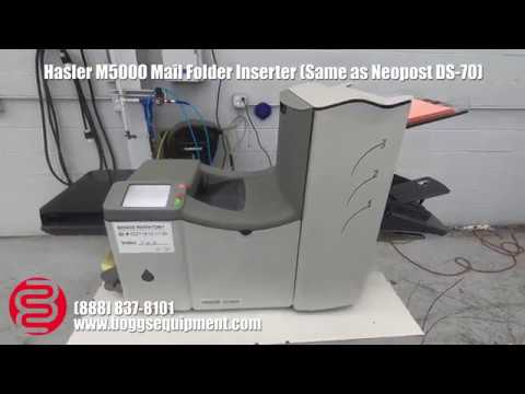 Hasler M5000 Mail Folder Inserter (Same as Neopost DS-70)