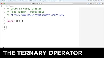 The ternary operator – Swift in Sixty Seconds