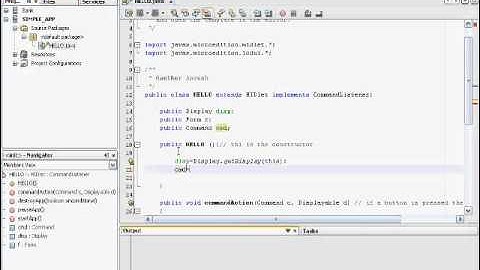 Simple J2ME application (including .jar file creation)