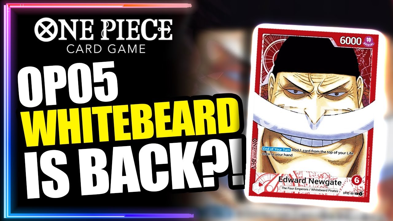 whitebeard one piece card game BANDAI TCG: Edward Newgate Starter Deck [ST15] : Toys & Games Whitebeard Pirates Rarity One Piece Trading Card Game
