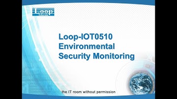 Loop IoT0510 Environmental Security Monitoring Product Introduction