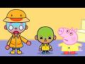 Peppa Pig In Toca Boca 🐷 George Pig Catches a Cold! 🌡 Full Episodes