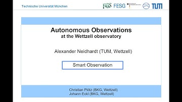EVGA Workshop 2021: Autonomous Observations at the Wettzell Observatory (M-02)