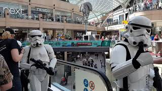 Darth Vader goes shopping in Leeds