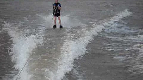 Daniel Copeland Crazy Skiing On Possum Kingdom Lake