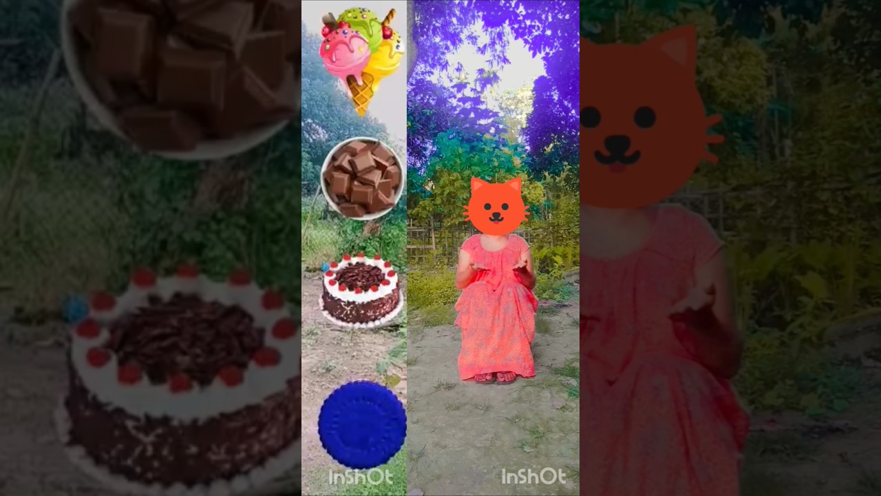 roteting biscuits to icecream  chacolate birthday cake catbary vfx shorts 