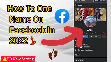 How To Use One Name On Facebook In 2025 | Easy Tutorial