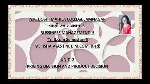 Ty b.com B.M  lecture 25 by pro Ms Isha vyas