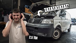 LOUD Knocking Noise!! What's Wrong With This 2.5 Tdi Transporter?? 👀