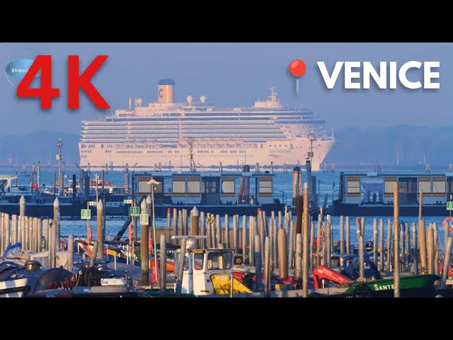COSTA DELIZIOSA Arriving in Venice 🇮🇹 | Fincantieri Shipyard | Stunning 4K Cruise Ship Spotting