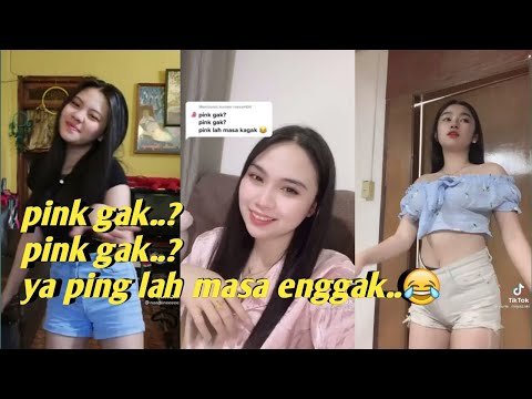 Tiktok gunung gede no bra || part 50 | pink gak..??