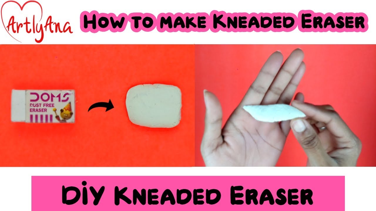 Diy Kneaded Eraser  How to make Kneaded eraser step by step 