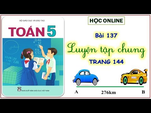 Video Toán 5: bài 137 luyện tập chung - youtube