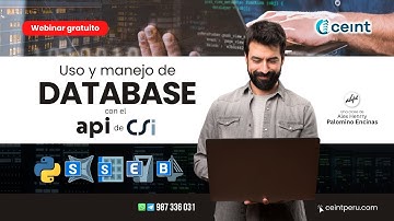 [API CSI & Python] Uso y manejo de DATA BASE